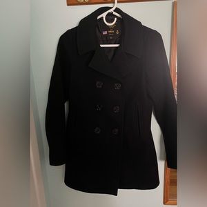 Black Fidelity xsmall peacoat